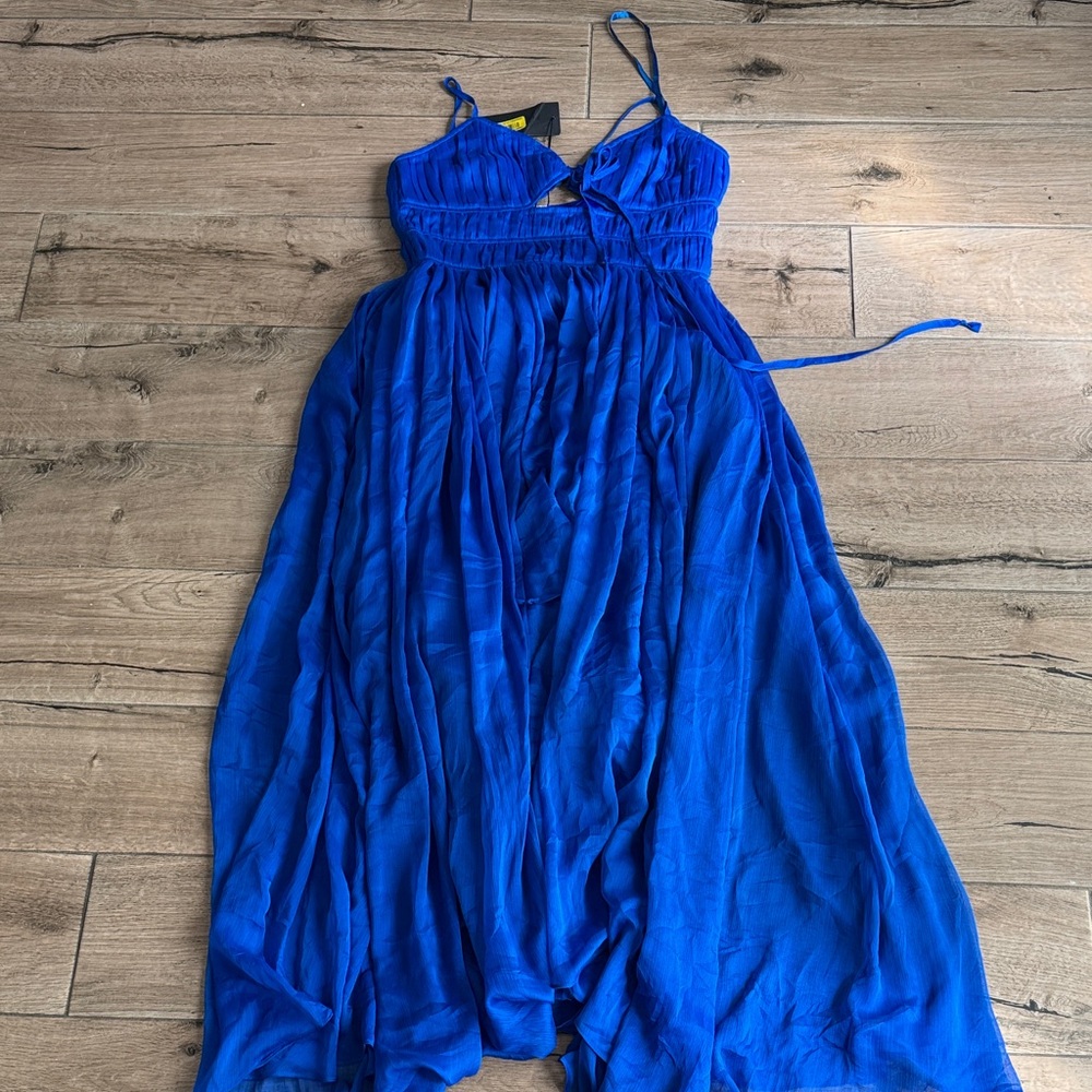 Gianni Bini Royal Blue Maxi Dress